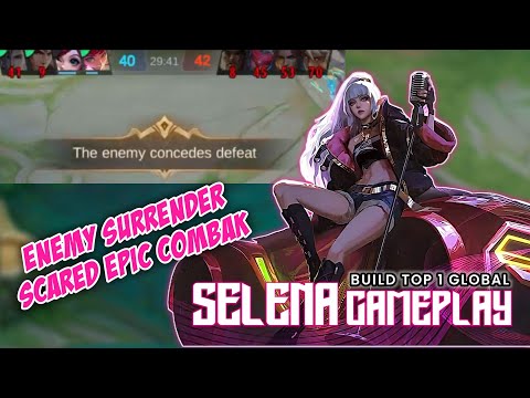 SELENA ROAMING !! BUILD TOP 1 GLOBAL - SELENA GAMEPLAY #mobilelegends