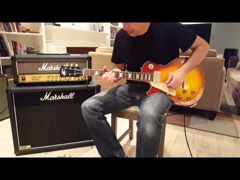 Marshall LEAD 100 MOSFET Model 3210 and 3 Gibson Les Pauls