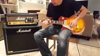Marshall LEAD 100 MOSFET Model 3210 and 3 Gibson Les Pauls