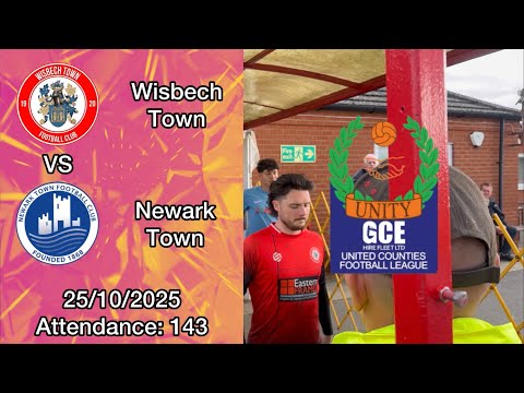 Wisbech Town 2-3 Newark Town, United Counties Premier Division North, 15/10/2025.