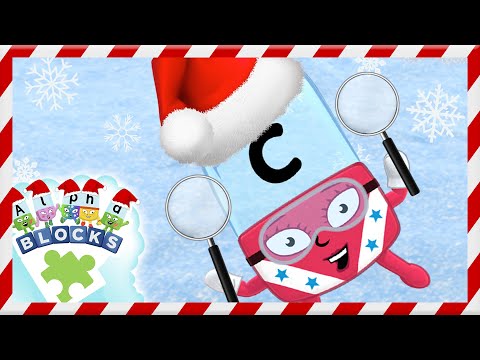 Alphablocks - Can You Find Santa Alphablock C? ? | #Christmas Games | Phonics