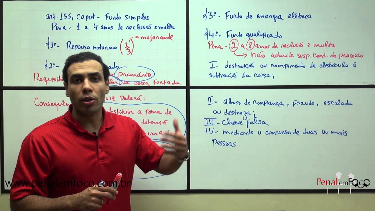 FURTO QUALIFICADO PRIVILEGIADO - Súmula 511 DO STJ - Prof. e Def. Público Vinícius Reis