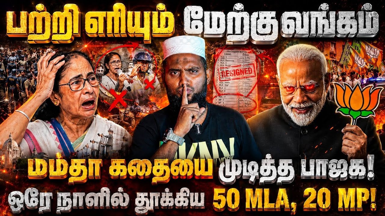 🔥 பற்றி எரியும் மேற்கு வங்கம்🚩 மம்தா கதையை முடித்த ?