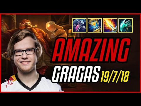 AMAZING - GRAGAS vs MORGANA JUNGLE - EUW MASTER - PATCH 11.9