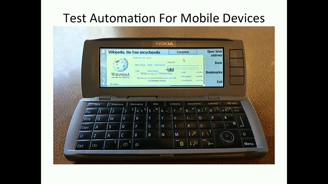 DrupalCon Vienna 2017: Test Automation for Drupal 8 in Mobile Devices and Tablets