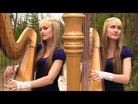 GREENSLEEVES/What Child Is This - Harp Twins - Camille and Kennerly