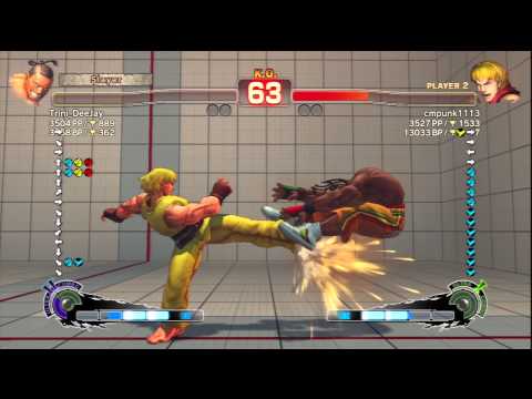Triny_DeeJay (Dee Jay) Vs cmpunk1113 (Ken) SSF4 AE Ranked Matches - PSN