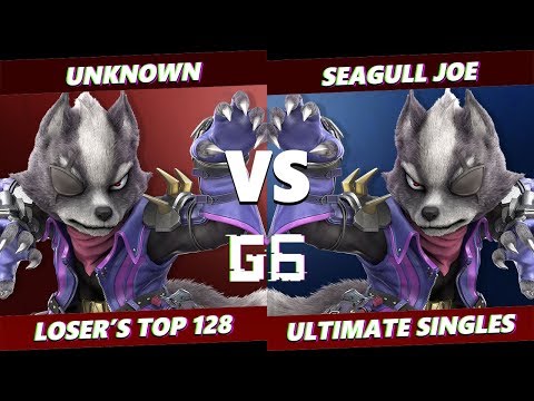 Glitch 6 SSBU - HQ | Unknown (Wolf) VS Demise | Seagull Joe (Wolf) Smash Ultimate Loser's Top 48