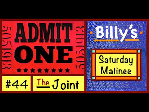 Saturday Matinee #44 - Just like the old days in the theater. Stop in!!!