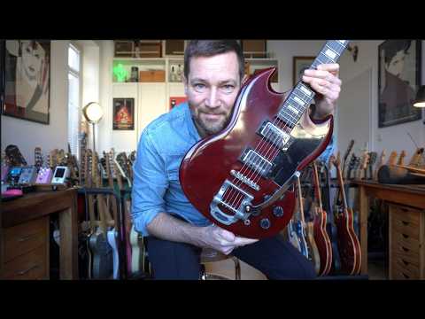 Video! Samick "Asco" post-"lawsuit" vintage 1970s SG-style - player ready, pro setup image 12