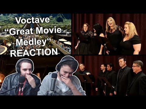 Singers Reaction/Review to "Voctave - Great Movie Medley"