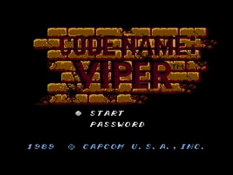 Code Name: Viper (Capcom, 1990) - NES Gameplay
