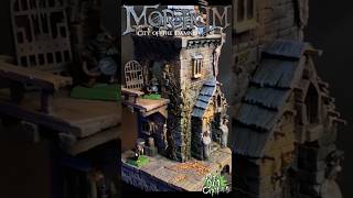 The CROOKED TOWER by the Graveyard 🔥#max_dm_crafting #mordheim #epicbuild #tabletopterrain #diy #dnd