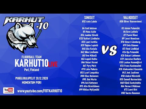 Pikkujoulupelit, FBT Karhut Siniset vs valkoiset (20.12.2020 Momentum, Pori)