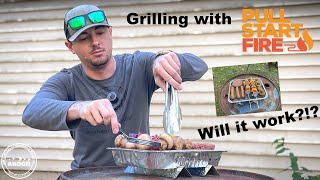 Testing the Pull Start Fire Grill | THIS IS COOL!!