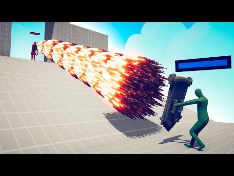 ZOMBIE MIRROR SHIELD vs EVERY GOD WITH HEALTHBARS - TABS | Totally Accurate Battle Simulator