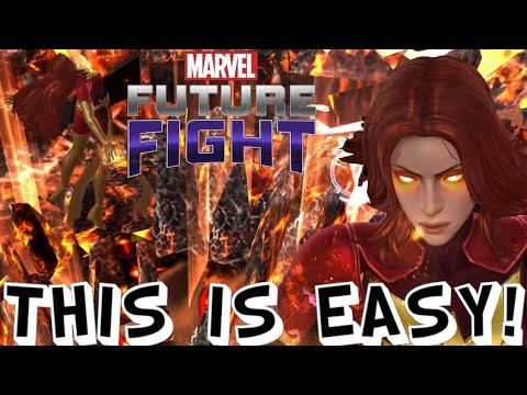 T-4 Dark Phoenix breezes through ABX! no restriction Marvel Future Fight