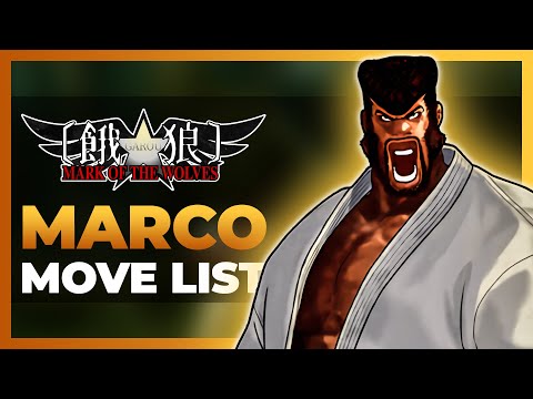MARCO RODRIGUES MOVE LIST - Garou: Mark of the Wolves (MOTW)