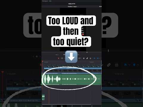Smooth Out Your Audio using COMPRESSION! - DaVinci Resolve