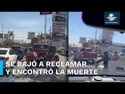 Pleito vial termina en tragedia, conductor intentó huir