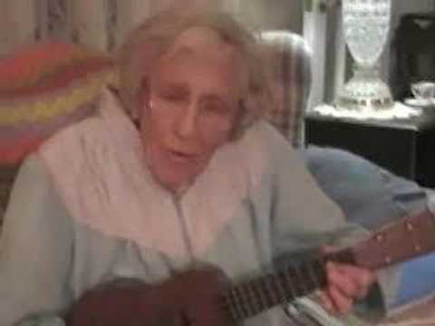 'five foot two' on UKULELE, by Aunt Vi
