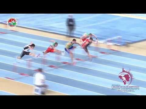 Men's 60mH, Heat 2, Balkan Indoor U20 Championships, TUR, Istanbul 2019