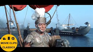 Download lagu Cleopatra (1963) - Cleopatra's ship flees the Battle of Actium mp3
