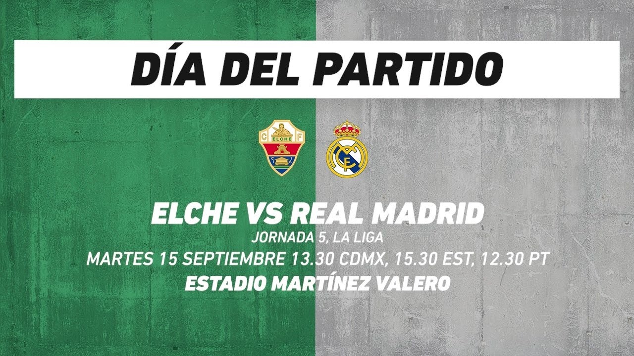 Elche vs Real Madrid, frente a frente: La Liga