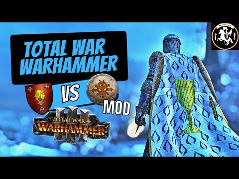 Total war warhammer 2 Battle : Norsca Mod vs Bretonia