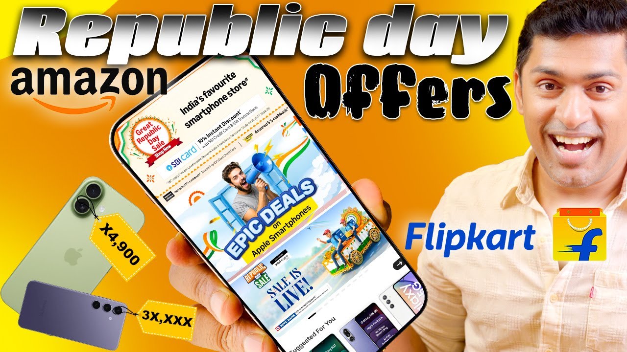 ചാകര💥 Flipkart & Amazon Republic Day Offers 🔥iPhone,Samsung ,OnePlus,OPPO,iQOO etc… Offers Malayalam