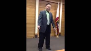 William Hung American Idol Re-Cap Speech