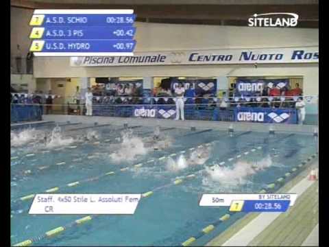 Serie 2 dei Staff. 4x50 Stile L.  Assoluti Femmine Agonisti -  Meeting di Halloween 8  Trofeo citta