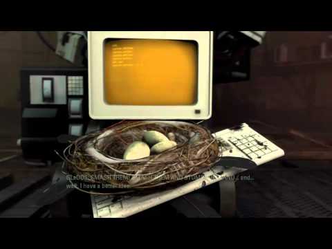 *SPOILERS* Portal 2 Co-op Art Therapy Ending