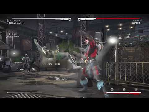 Mkx Blood God Kotal Kahn 211% Combo🔥