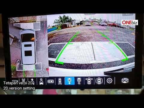 Toyota Estima ACR 50 2006~2015 Cogoo CG8 10.1" Roof Monitor Interface DVR 360 Birdview Car Camera