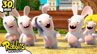 Download lagu Hello, this is Rabbids! | RABBIDS INVASION | 30 Min New compilation | Cartoon for kids mp3