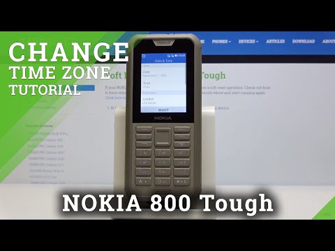 How to Set Up Time in NOKIA 800 Tough – Date & Time Settings