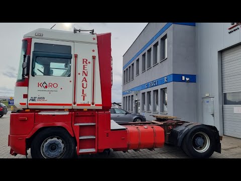 RENAULT Magnum AE 385 ti , 2 CULASSE , POMPE MANUELLE- Part 2 @karotruck2962