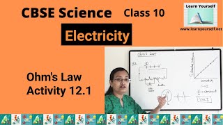 CBSE Std-10 Sci Ch-12 || Ohm's Law ||activity 12.1 || NCERT NET physics JEE main, electricity