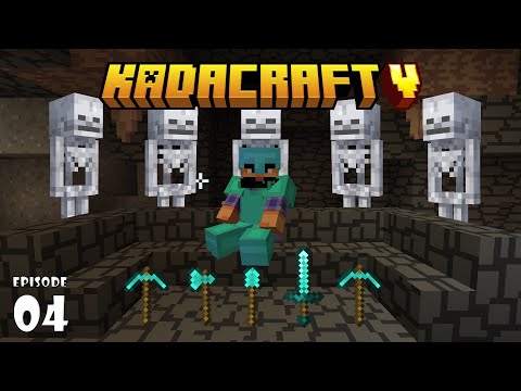 GUMAWA AKO NG SKELETON FARM PARA SA MALAKAS NA DIAMOND TOOLS - KADACRAFT V EP. 04