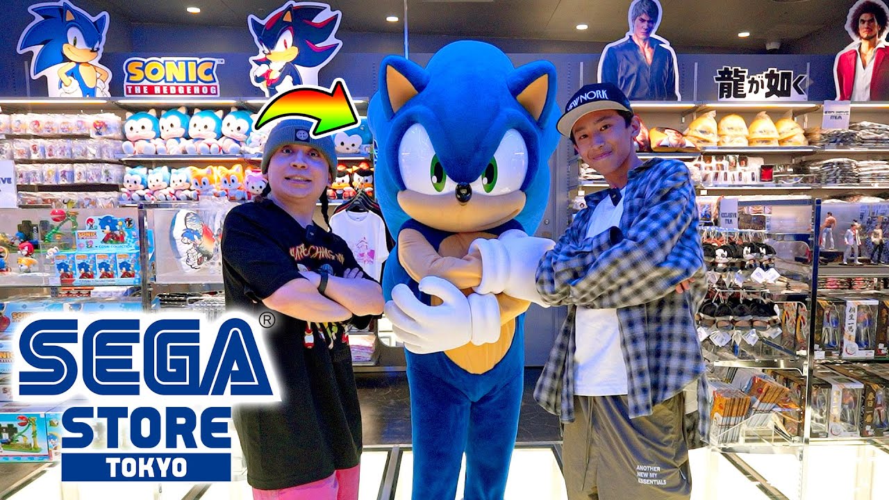 公式レアグッズまみれ！！夢の空間で爆買いがとまらねェ～！！【SEGA STORE TOKYO】