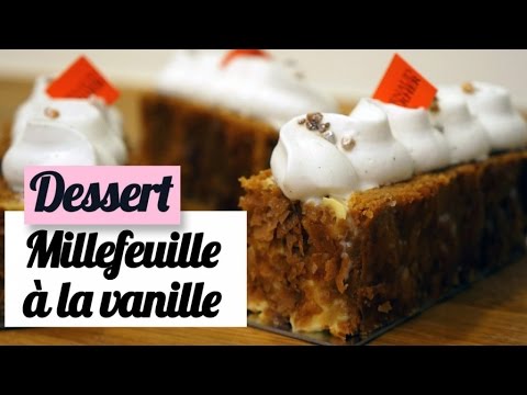 Millefeuille à la vanille - Recette dessert