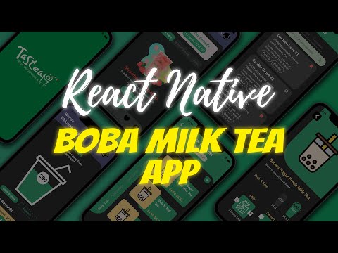 LCRN EP13 - Boba Milk Tea App - React Native UI, React Redux and Light/Dark theme