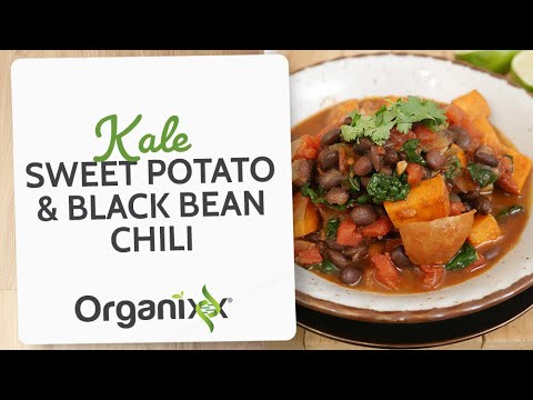 Kale, Sweet Potato & Black Bean Chili