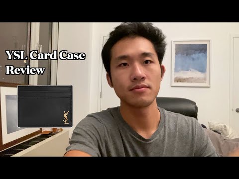YSL Review: Tiny Monogram Card Case in Shiny Leather
