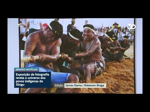 Mostra fotográfica no Senado retrata os Jogos Indígenas do Xingu