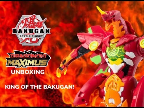 Bakugan Battle Planet: MAXIMUS DRAGONOID UNBOXING!