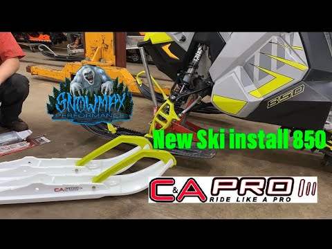 2020 Polaris RMK 850 C&A Pro Skis Install