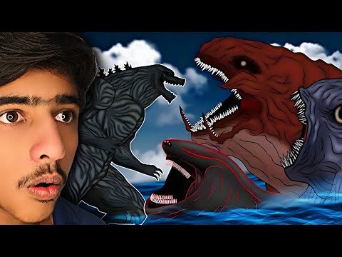 REACTING TO GODZILLA EARTH VERSUS ZULIA BEAST VERSUS BLOOP & EL GRAN MAJA KAIJU 🔥😱