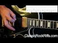 ZZ Top - Just Got Paid lesson, main riff + TAB 